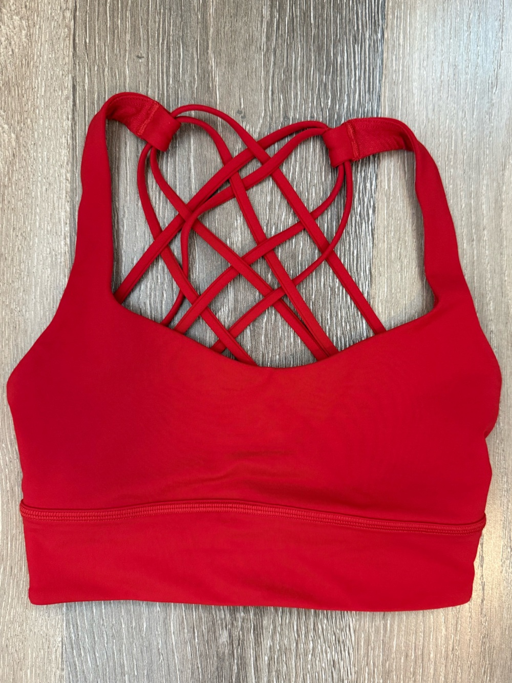 Lululemon free to be wild red bra